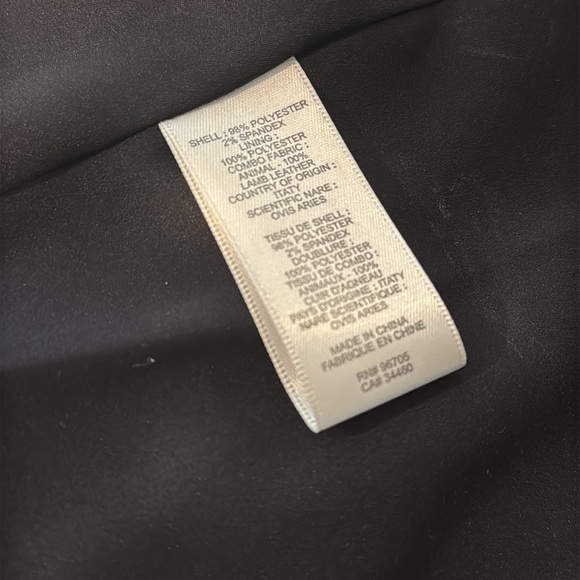 Rebecca Taylor black crepe and leather dress - Picture 13 of 17